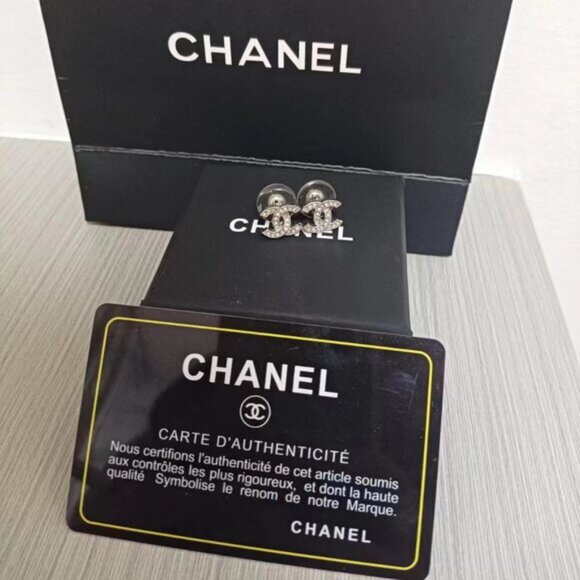 Chanel Classic Double C Small Earrings - Picture 4 of 5